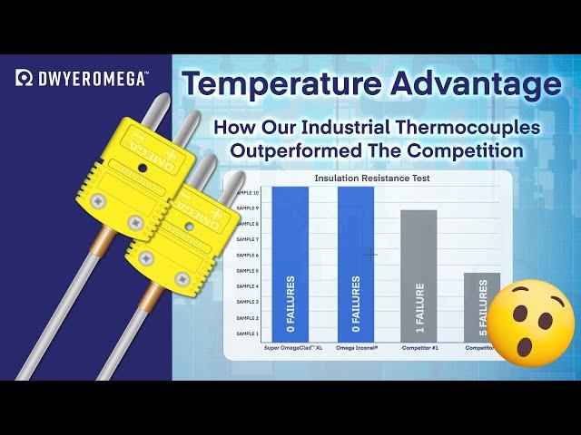 Temperature Advantage: Our Thermocouple Probes Beat the Competition in Insulation Resistance Tests!