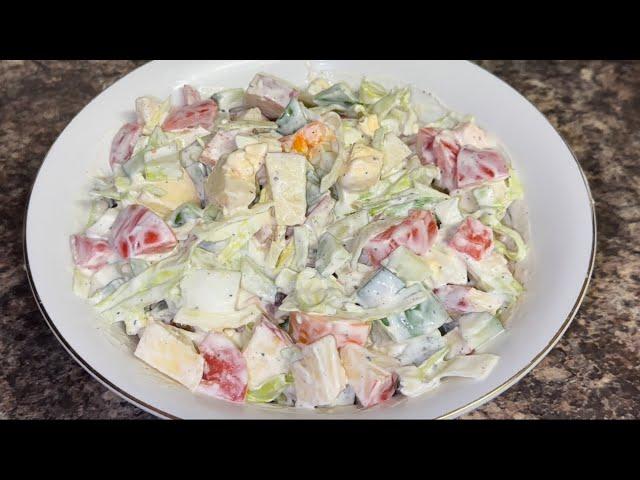 Egg Salad | Healthy veggie salad