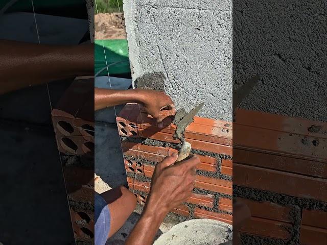 bricklaying box #shorts #shortsfeed #skills #satisfying