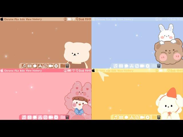 Cute Computer Intro Templates *No Text* (No credit needed)