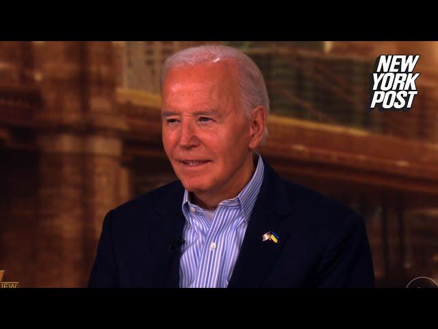 Biden stumbles on ‘The View’ when asked about Pelosi forcing his ouster: ‘That wasn’t the reason’