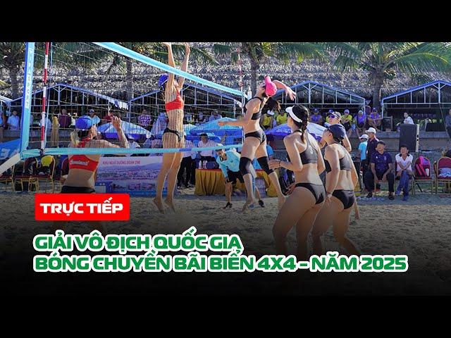  TRỰC TIẾP | Bán kết, Chung kết Giải bóng chuyền bãi biển Vô địch Quốc gia 4x4 năm 2025 | Ngày 21/6