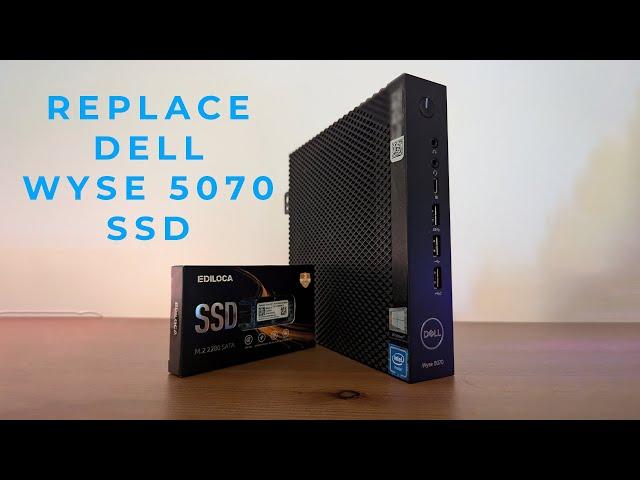 Replace Wyse 5070 Hard Drive in 2 mins!