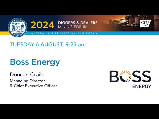 2024 | Boss Energy | Duncan Craib | Diggers & Dealers