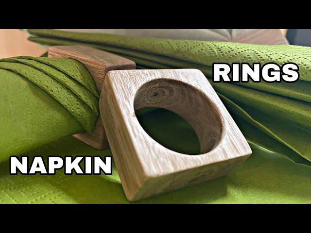 NAPKIN RINGS DIY I  WOOD | DIY Decor Ideas