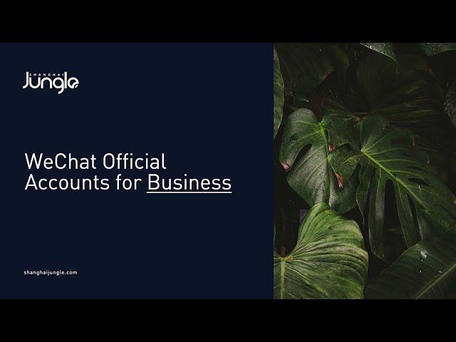 Using WeChat for Business - Best practices and examples