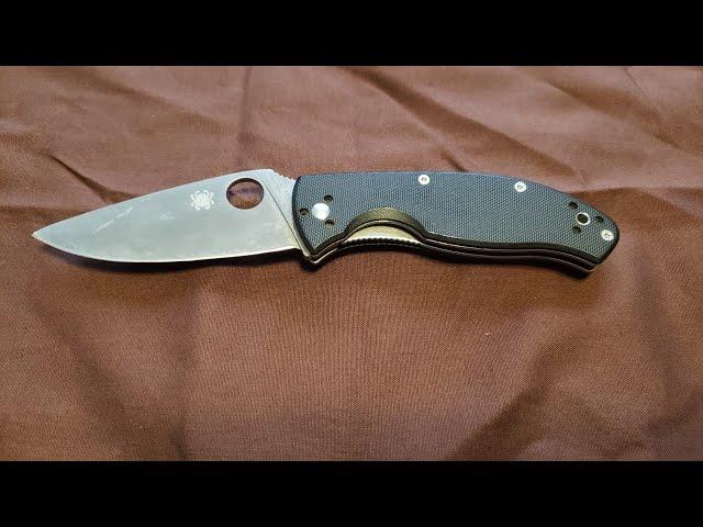 Long use review of the Spyderco tenacious|knife review