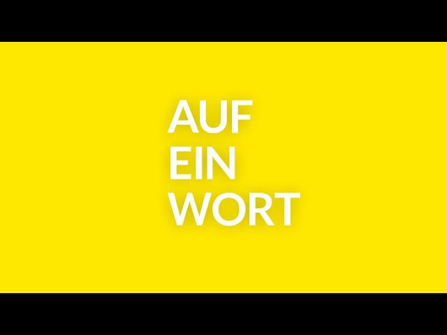 MHB | Auf ein Wort