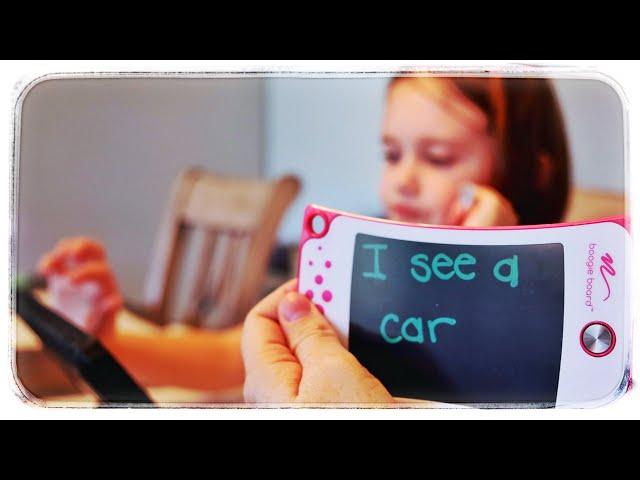 Non Verbal Girl Learning Sight Words With AAC | Autism Spectrum Disorder