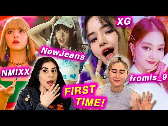 FIRST TIME Reacting to NewJeans, XG, NMIXX, fromis_9! (OMG, MASCARA DICE, DM)