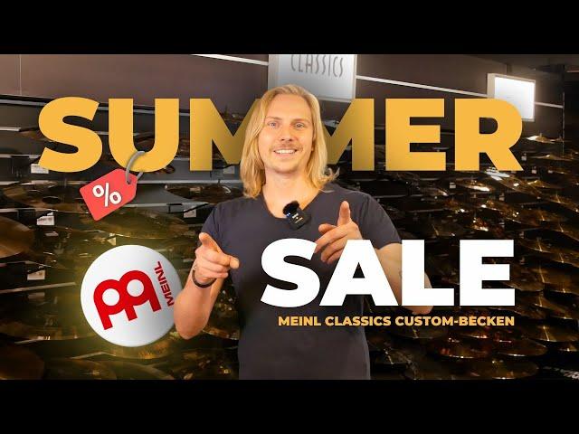 GROSSER MEINL  BECKEN SUMMERSALE BEI MUSIK KLIER