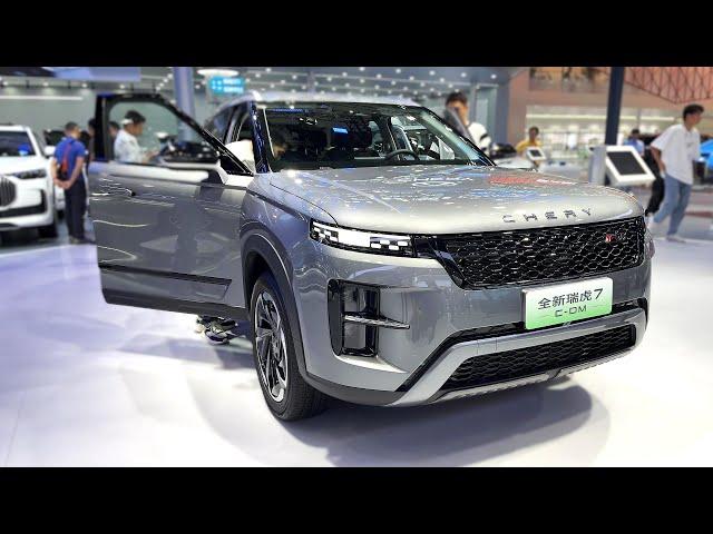 2025 Chery Tiggo7 C-DM PHEV FirstLook Walkaround—Guangzhou Motor Show 2024 | 4K