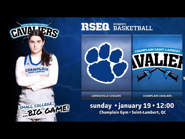 RSEQ Basketball féminin  Ch.-Lennoxville @ Ch.-St-Lambert [2025-01-19]