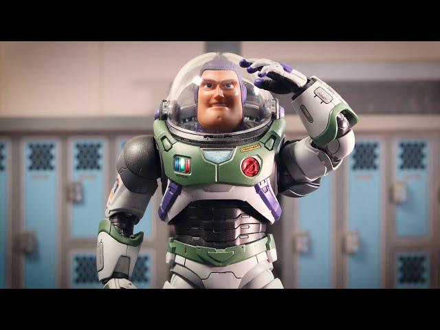 Pop Mart Buzz Lightyear Diecast Action Figure Stop Motion