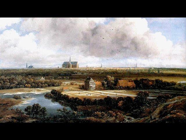 Jacob van Ruisdael, vantage points of his views of bleaching grounds near Haarlem - St Bavo 3