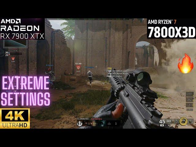 Call of Duty Black Ops 6 BETA - NEW MAP BABYLON - RX 7900 XTX RYZEN 7 7800X3D EXTREME SETTINGS 