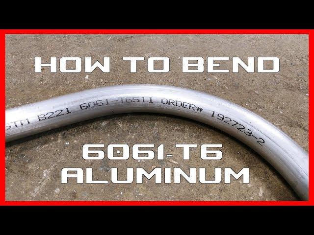 How to bend 6061 -t6511 Aluminum RMW Vlog - 134