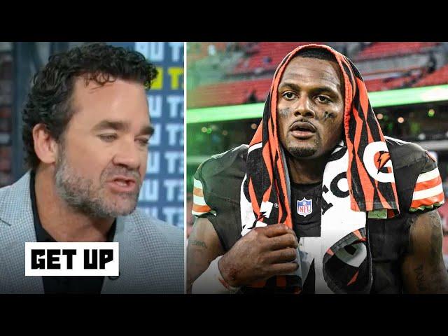 GET UP | It's time to bench Deshaun Watson! - Jeff Saturday breaks down Browns QB latest performance