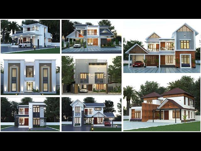 TOP 60 TWO STOREY HOUSE ELEVATION DESIGNS | HOUSE FRONT VIEW DESIGNS | EXTEROR HOUSE DESIGN