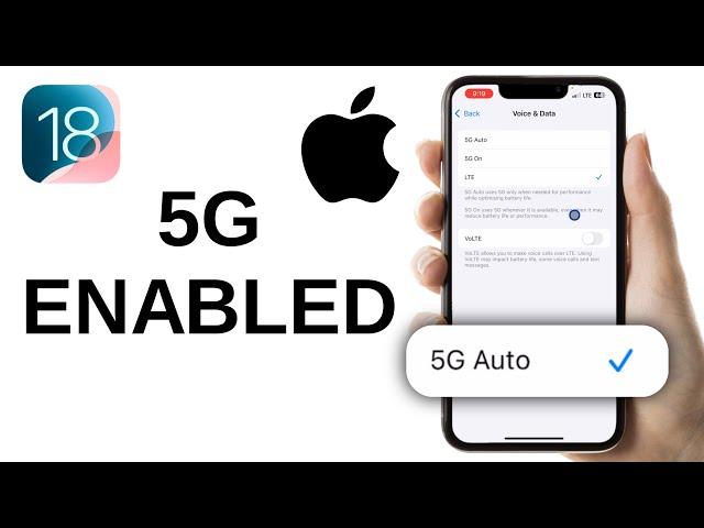 How to Enable 5G on iPhone - iOS 18