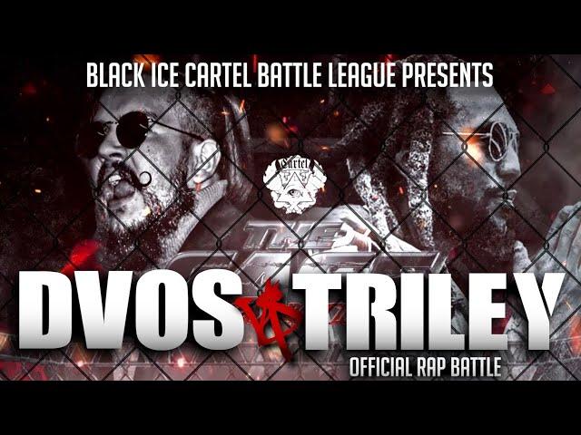 DVOS VS T Riley || Official Rap Battle || Black Ice Cartel || The Cage Resurrection || Battle Rap