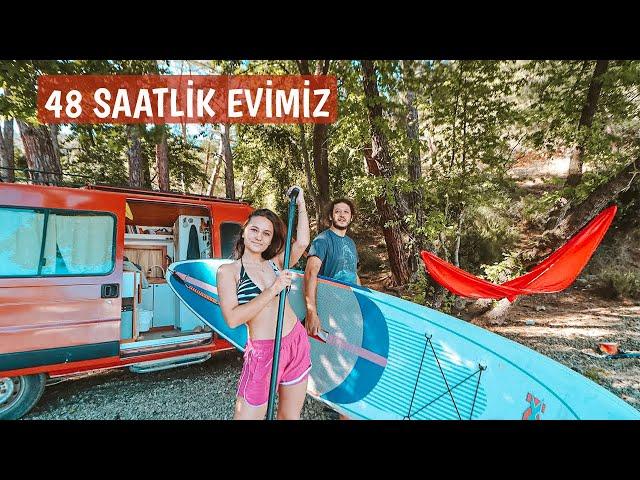 Karavanımızı Denize Sürdük | WE DROVE OUR VAN TO THE SEA !! | GÖCEK-VAN LIFE 2021