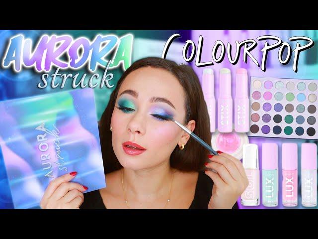 THE BEST COLOURPOP PALETTE IN A WHILE!! COLOURPOP AURORA STRUCK COLLECTION!!