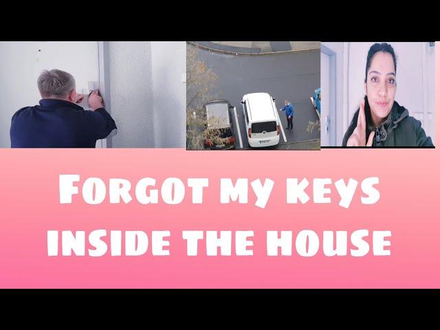 Forgot my keys inside the house RickyLovely vlogs in Europe..