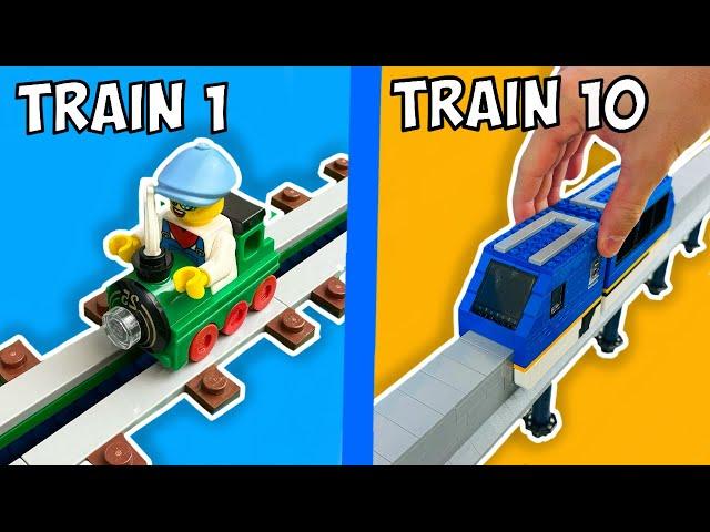 Smallest vs Largest WORKING LEGO TRAINS...