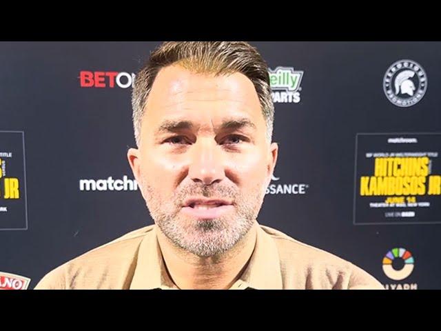 Eddie Hearn confirms Jaron Ennis MOVING ON TO 154 & Ortiz; RAW on Davis-Cruz, Canelo-Crawford & MORE