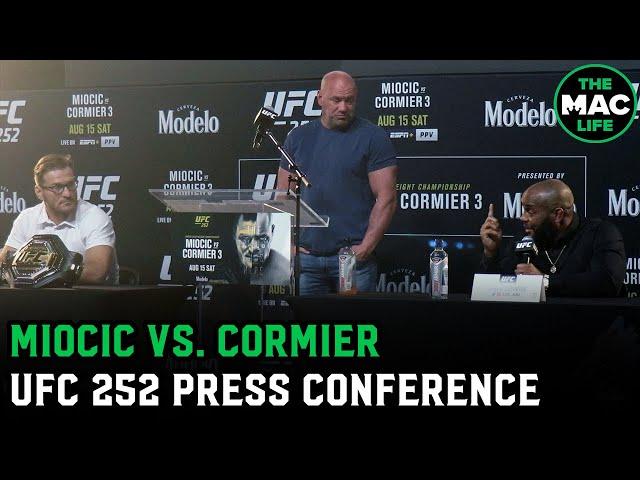 Stipe Miocic and Daniel Cormier talk personal rivalry | UFC 252 Press Conference
