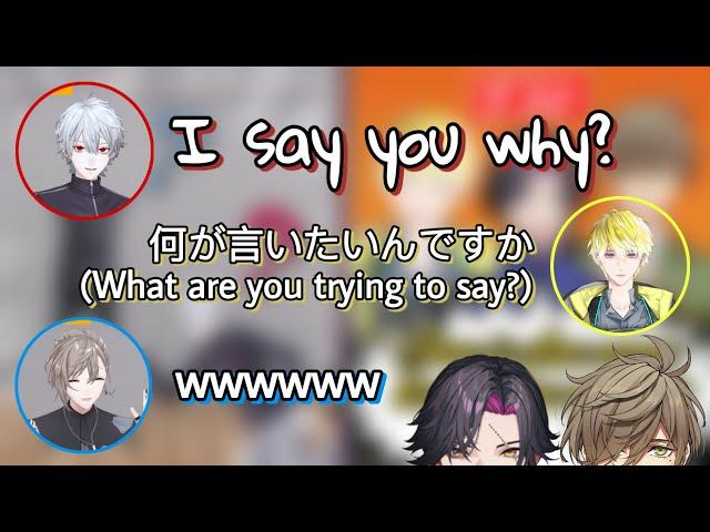 chronoir guesses poses ft. oliver, sonny, and zali | Nijisanji eng subs