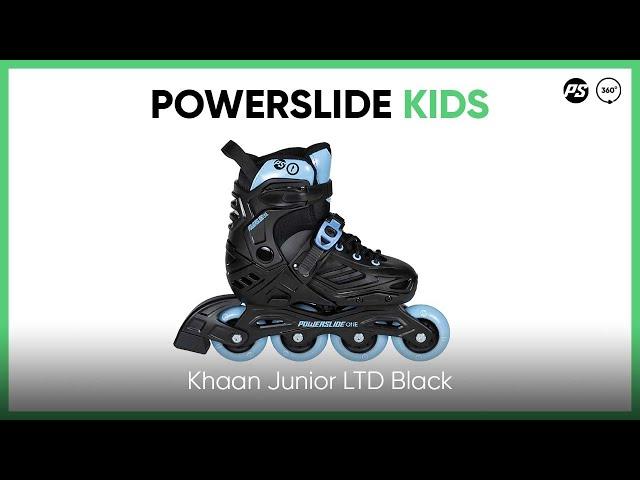 Powerslide Khaan Junior LTD Black Kids Inline Skates - Product Video