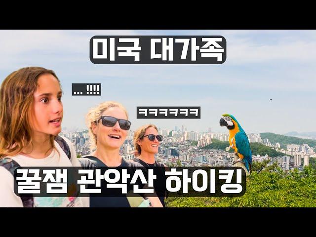 My American Family Hikes My Neighborhood Mountain in Seoul!