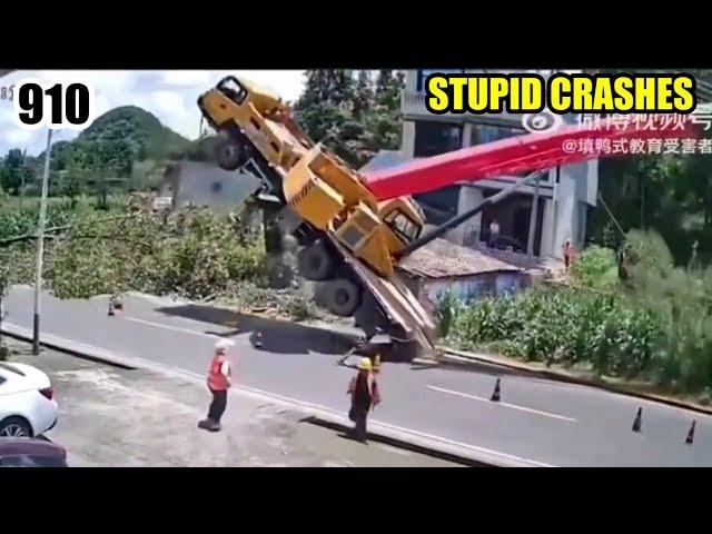 Stupid crashes 910 August 2024 car crash compilation