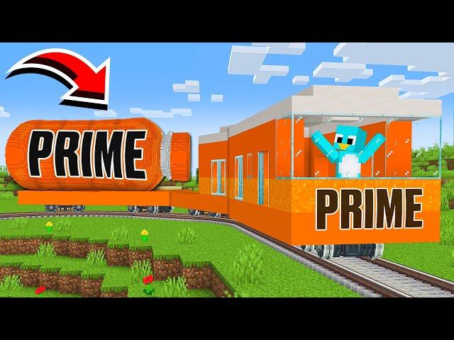 How to Build a Prime Train House in Minecraft