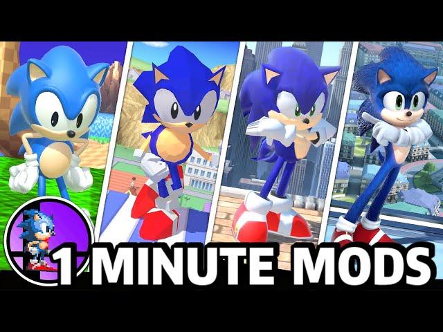 Sonic Mods | 1 Minute Mods (Super Smash Bros. Ultimate)