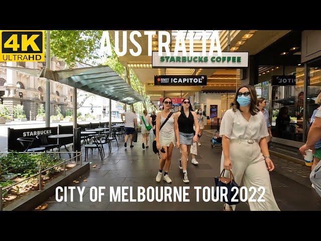 CBD TOUR 2022 CITY OF MELBOURNE AUSTRALIA