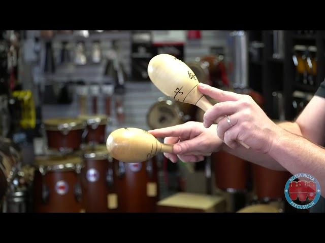 Bossa Nova Percussion - Wooden Maracas