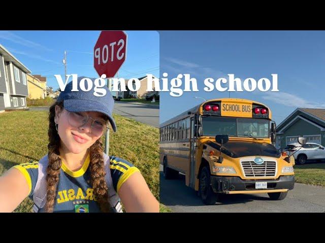 DIÁRIO DE INTERCÂMBIO Vlog de um dia na escola canadense