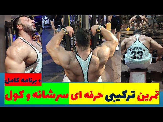 برنامه کامل و حرفه ای سرشانه - تمرکز بر روی دلتوئیدها و کول - full shoulder pro training