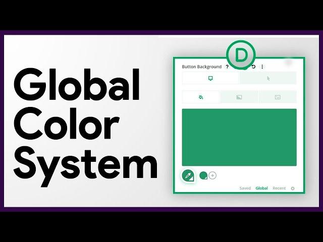 Build websites with fast with GLOBAL COLORS - Divi Theme