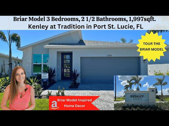 Kenley at Tradition New Homes | Briar Model 3 Bed | 2 1/2 Bath | Port St Lucie FL