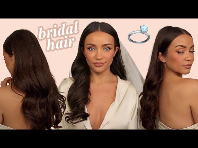 BRIDAL HAIR TUTORIAL: DIY for brides, bridesmaids, special events (dyson airwrap or wand)