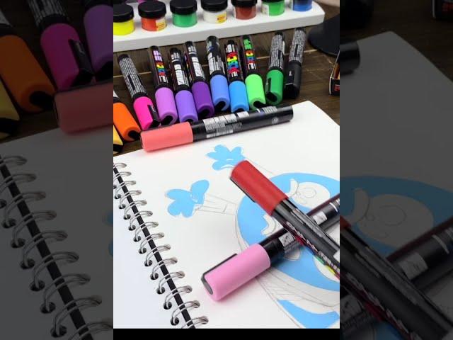 Drawing Gumball with Posca Markers! Season #1 #Shorts​