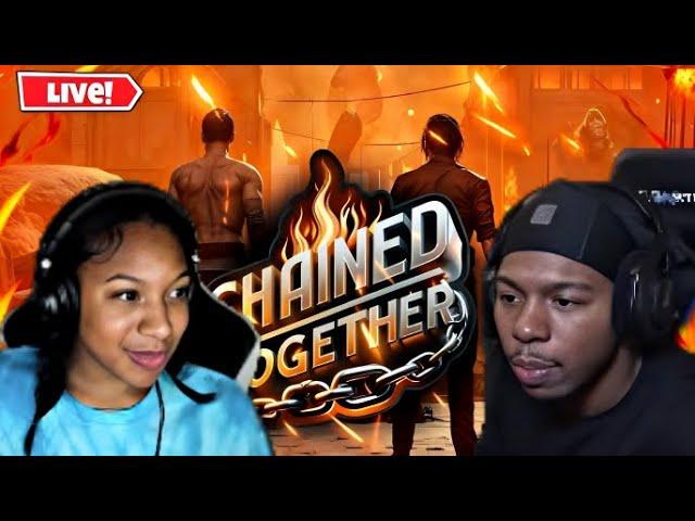 DESHAE FROST AND BROOKLYN FROST PLAY CHAINED TOGETHER * hilarious *￼