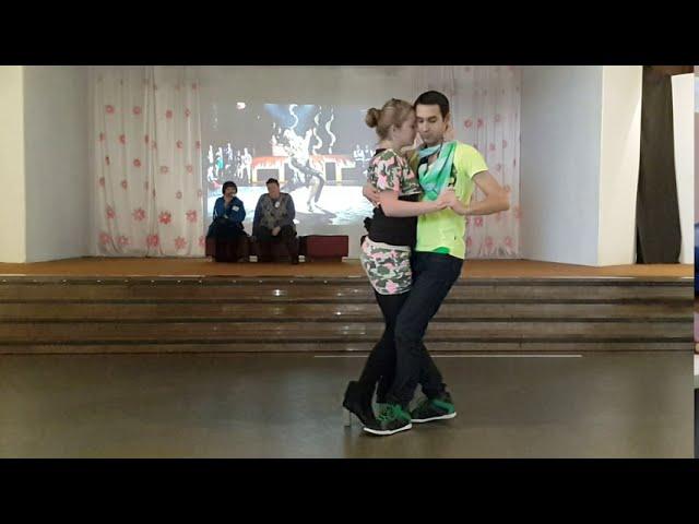 Kizomba dancing. Ilya Subachev & Nadin Kuzmina @ Hot Winter in Siberia