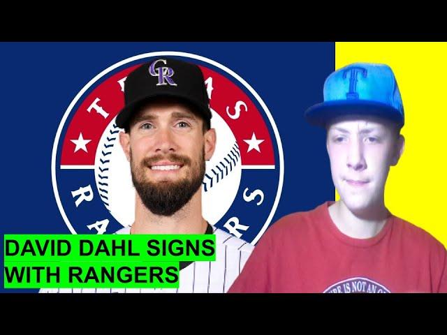 Texas Rangers Sign David Dahl!