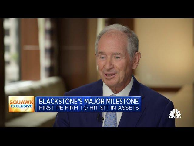 Blackstone CEO Stephen Schwarzman on reaching $1 trillion milestone, real estate and economy