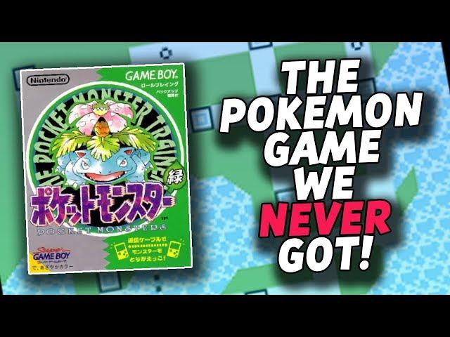 The Pokemon Game We NEVER Got! (Pokemon Green Version Differences)